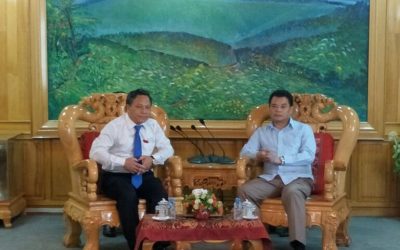 ຄະນະຜູ້ແທນສະພາປະຊາຊົນແຂວງແທັງຮວ່າ ສສ ຫວຽດນາມ ເຂົ້້າຢ້ຽມຂ່ຳນັບສະຫາຍ ວັນໄຊ ແພງຊຸມມາ ເລຂາພັກແຂວງ ເຈົ້າແຂວງຫົວພັນ