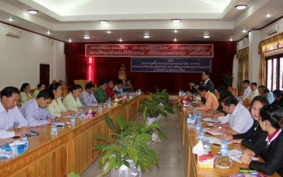 ພິ​ທີ​ພົບ​ປະ​ ແລກ​ປ່ຽນ​ບົດ​ຮຽນ ວຽກ​ງານ​ຫ້ອງວ່າ​ການ ລະ​ຫວ່າງ ຫ້ອງວ່າ​ການ​ປົກ​ຄອງ​ແຂວງ​ຫົວ​ພັນ ແລະ ຫ້ອງວ່າ​ການ​ປົກ​ຄອງ​ແຂວງ​ຊຽງ​ຂວາງ
