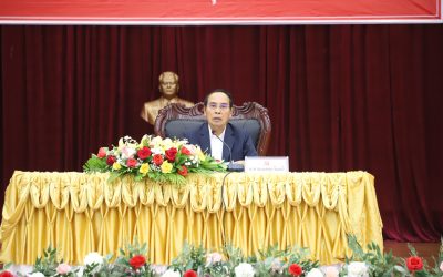 ກອງປະຊຸມທາບທາມຄວາມໄວ້ວາງໃຈຕໍ່ການນໍາພາລວມ ແລະ ບຸກຄົນ ຄະນະບໍລິຫານງານພັກແຂວງ ຫົວພັນ ກາງສະໄໝທີ X