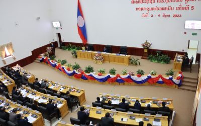 ຜ່ານຮ່າງບົດລາຍງານກ່ຽວກັບການຈັດຕັ້ງປະຕິບັດ ກາງສະໄໝ (2021-2023) ແລະ ທິດທາງແຜນການທ້າຍສະໄໝ (2023-2025)